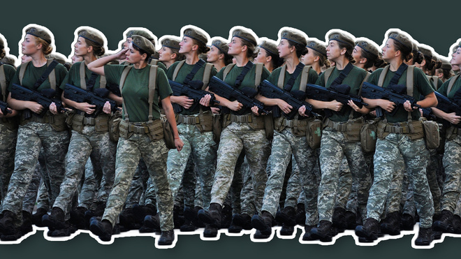 Frauen an die Front