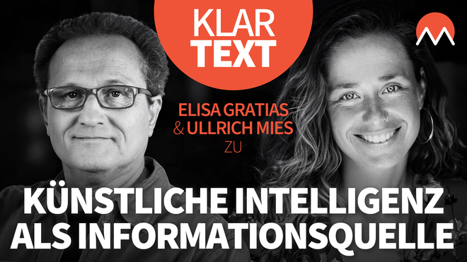 Klartext über künstliche Intelligenz als Informationsquelle